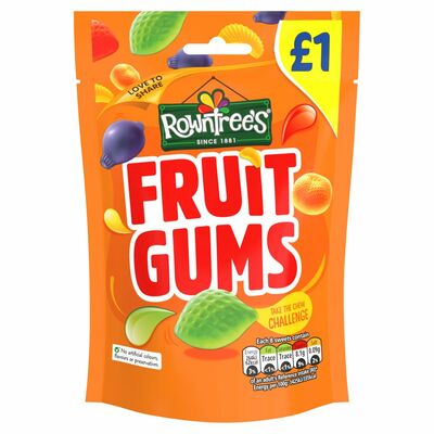 Rowntrees Fruit Gums Pouch 120g