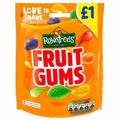 Rowntree'sFruit Gums Pouch 120g