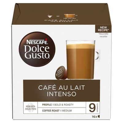NESCAFÉ DOLCE GUSTO CAFÉ AU LAIT CAPSULES 16 PACK 160G