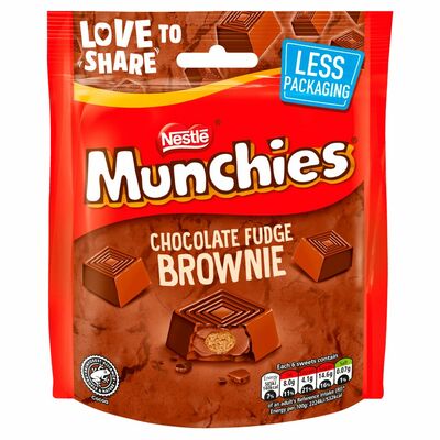 Nestlé Munchies Chocolate Fudge Pouch 104g
