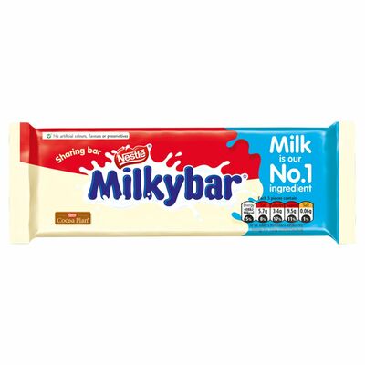 Nestlé Milkybar White Chocolate Bar 90g