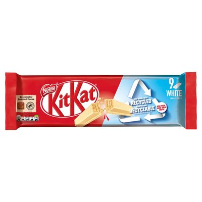 Kit Kat 2 Finger White Chocolate 9 Pack 186g