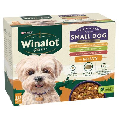 Winalot Small Dog Mixed In Gravy 1.2kg