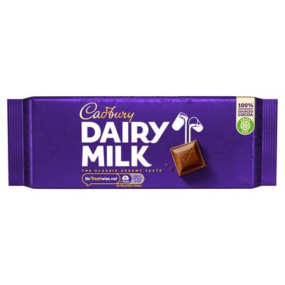 Cadbury Dairy Milk Milk Chocolate Family Bar 180g