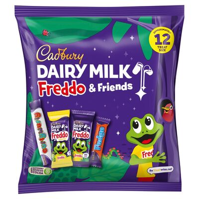 Cadbury Dairy Milk Freddo Chocolate Bars Treat Size 12 Pack 191g