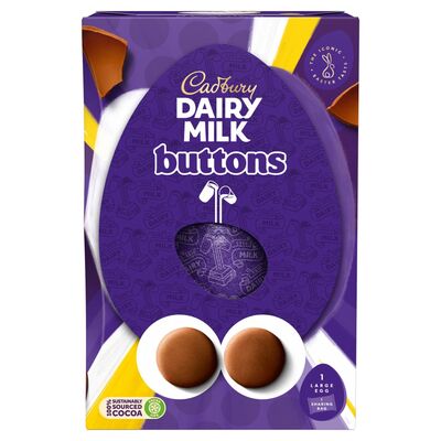 CADBURY DAIRY MILK GIANT BUTTONS EASTER EGG 195G