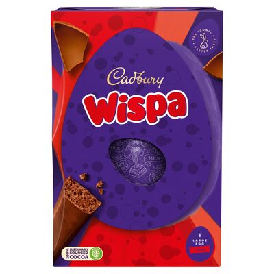 Cadbury Wispa Large Easter Egg 182.9g