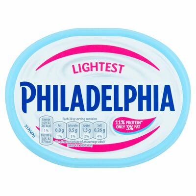 Philadelphia Lightest 10 Calorie 165g