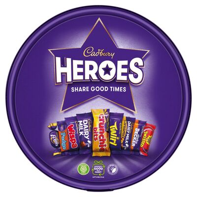 Cadbury Heros Chocolate Tub 550g