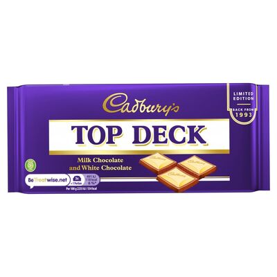 Cadbury Top Deck Bar 110g 