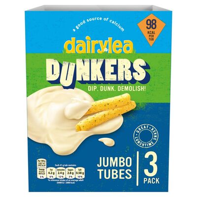 Dairylea Dunkers Jumbo Tubes 3 Pack 41g