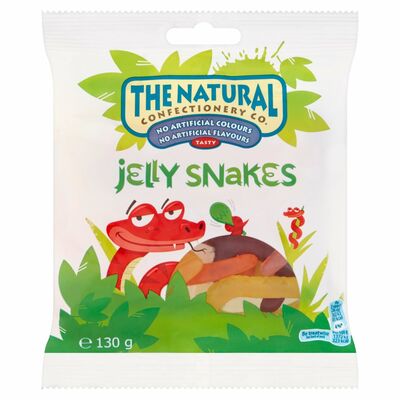 The Natural Confectionary Company Jelly Snakes Bag 130g