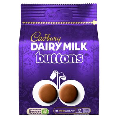 Cadbury Dairy Milk Giant Buttons Chocolate Pouch 119g
