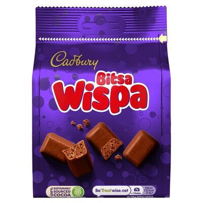 Cadbury Bitsa Wispa Chocolate Pouch 110g