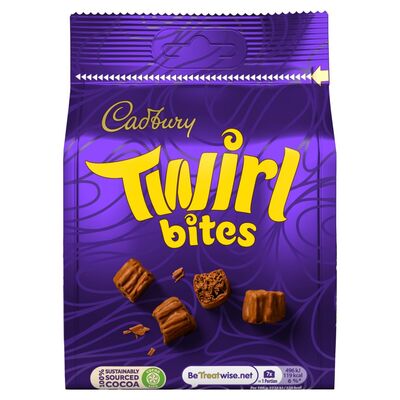 Cadbury Twirl Bites Chocolate Pouch 109g