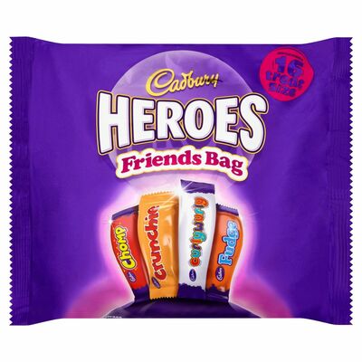 CADBURY HEROES FRIENDS TREATSIZE 225G