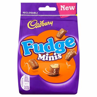 CADBURY FUDGE BITES BAG 120G