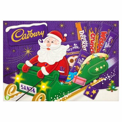 CADBURY MEDIUM SANTA SELECTION BOX 150G