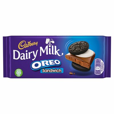 Cadbury Dairy Milk Oreo Sandwich Bar 96g