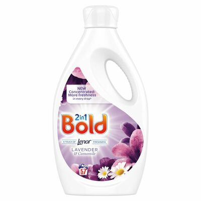 Bold 2In1 Liquid Lavender & Camomile 57 Wash 1.995ltr