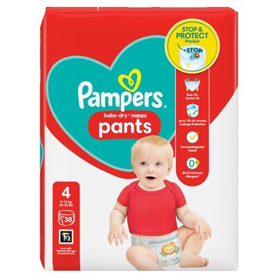 PAMPERS BABYDRY PANTS SIZE 4 38PCE