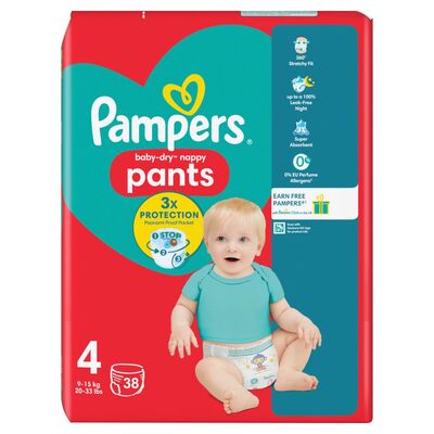 Pampers Babydry Pants Size 4 38pce