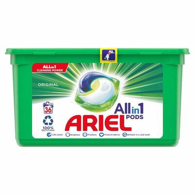 Ariel Original All In 1 Pods 36 Washes 36pce
