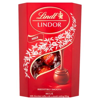 Lindt Lindor Milk Chocolate Truffles Carton 200g