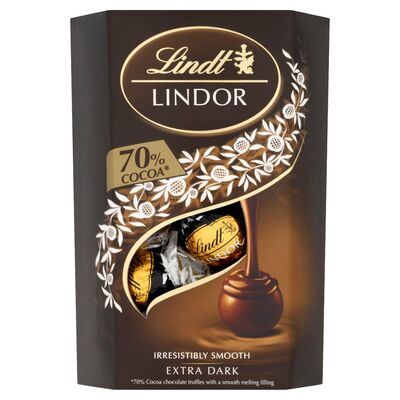 Lindt Lindor Extra Dark 70% Cornet 200g