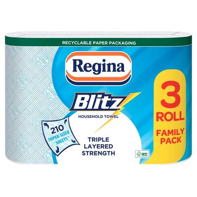 Regina Blitz Household Towel 3 Roll