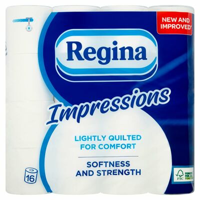 Regina Impressions Toilet Tissue 16 Roll