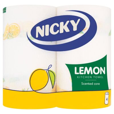 Nicky Lemon Kitchen Towel 4roll