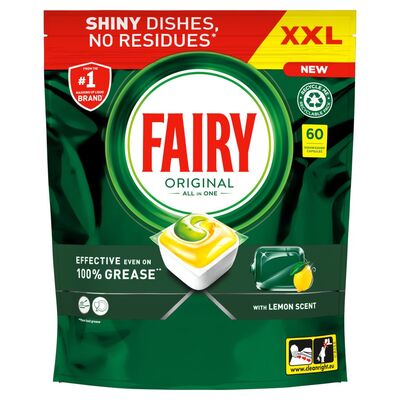 Fairy Original All In One Adw Lemon 60pce