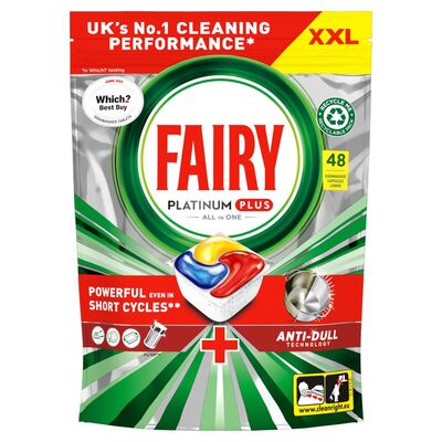 Fairy Platinum Plus Dishwasher Tablet 48pce