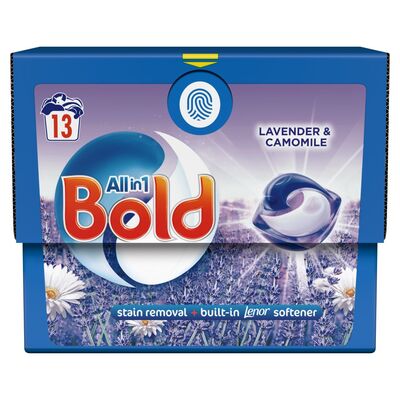 Bold 3 in 1 Lavendar & Camomile Pods 13pce