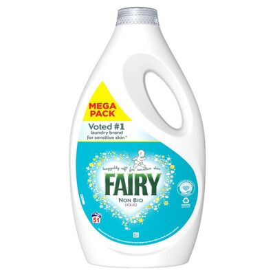 FAIRY NON BIO LIQUID 51 WASH 1.79LTR