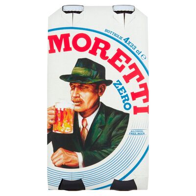 Birra Moretti 0.0 Bottle Pack 4 x 330ml