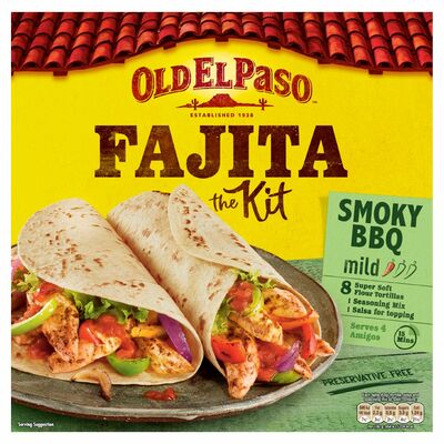 Old El Paso Fajita Kit Smokey BBQ 500g
