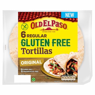 Old El Paso Gluten Free Flour Tortillas 216g