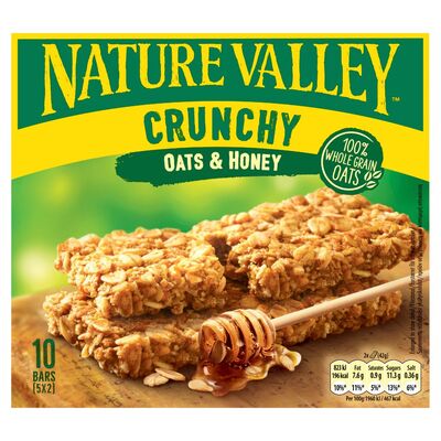 Nature Valley Crunchy Oats & Honey Bars 5 Pack 210g