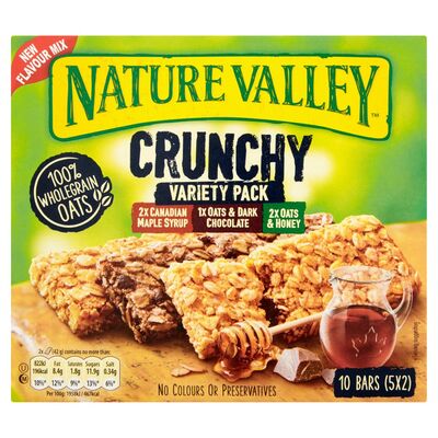 Nature Valley Crunchy Variety Pack Bars 10 Pack 420g