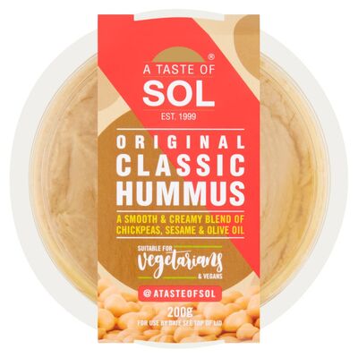 A Taste Of Sol Classic Hummus 280g