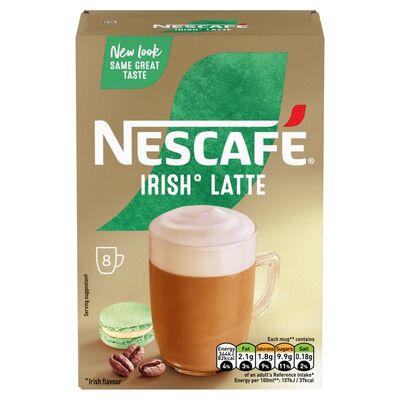 Nescafé Gold Irish Latte 8 sachets Case 158.4g