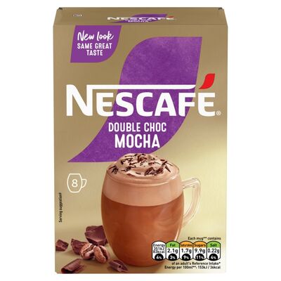 Nescafé Instant Double Chocolate Mocha 8 Pack 167.2g