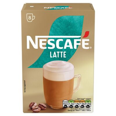 Nescafe Latte 8 Sachets 144g