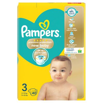 Pampers Premium Protection Size 3 40pce 