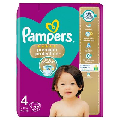 Pampers Active Fit Size 4 Essential 37pce