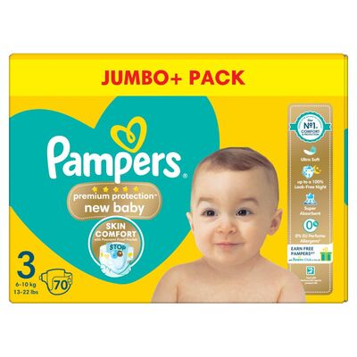 Pampers Premium Protect Size3 Jumbo 70pce 