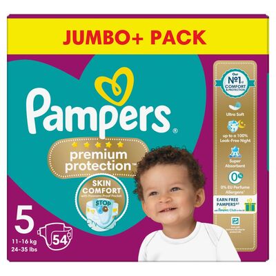 Pampers Premium Size 5 Jumbo 54pce 