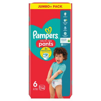 Pampers Baby Dry Pants Size 6 Jumbo 54pce